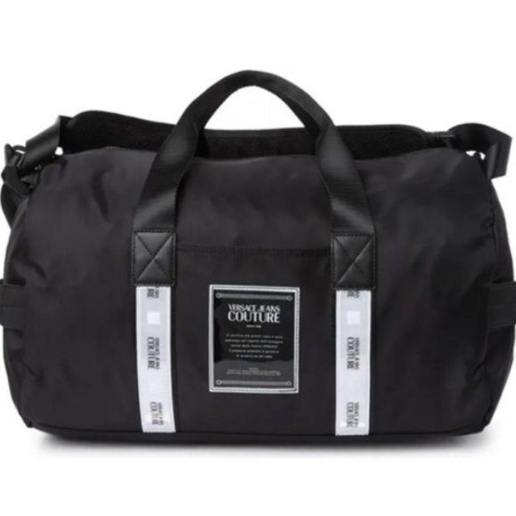 Versace Handbags - VERSACE Jeans Couture Travel Duffel Bag. Black. Tote. Travel. Bag. NWT.